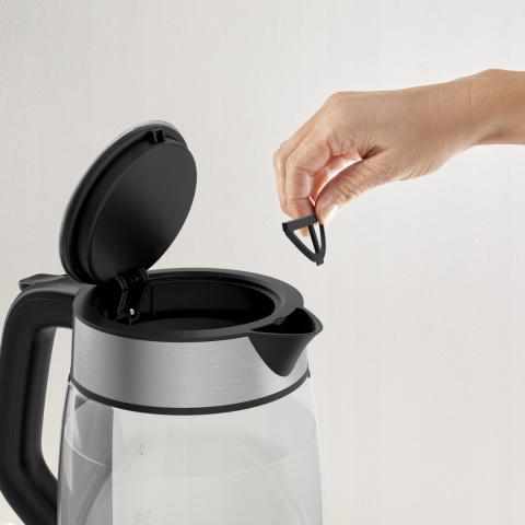 CZAJNIK ELEKTRYCZNY TEFAL KI605830 SZKŁANY 2200W 1,7L LED 360° PODSTAWA