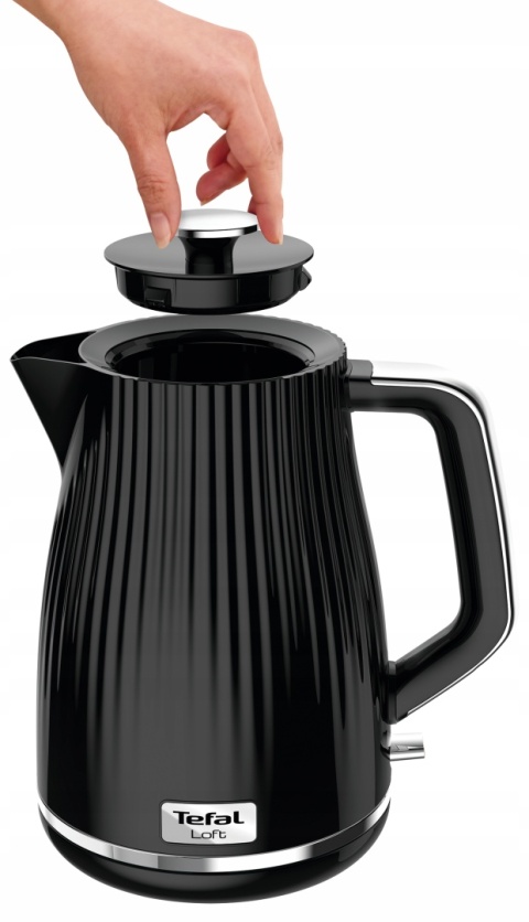 CZAJNIK ELEKTRYCZNY TEFAL LOFT 2400W, 1,7L, 360° PODSTAWA I UKRYTA GRZAŁKA