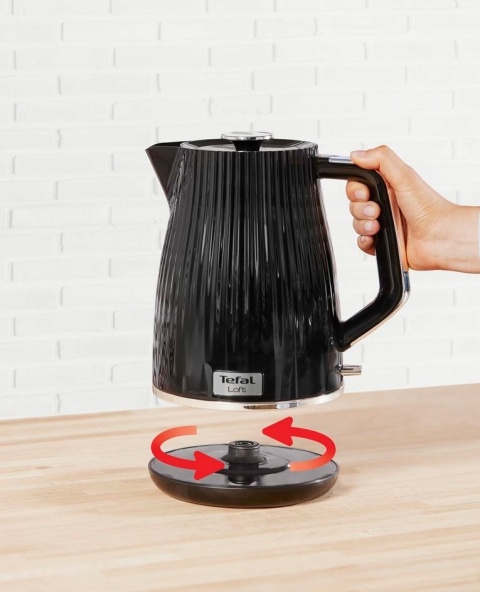 CZAJNIK ELEKTRYCZNY TEFAL LOFT 2400W, 1,7L, 360° PODSTAWA I UKRYTA GRZAŁKA