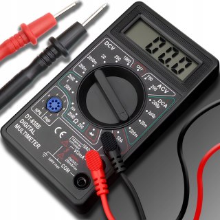 Cyfrowy Miernik Prądu Multimetr Igłowy Lcd Tester Napięcia Uniwersalny