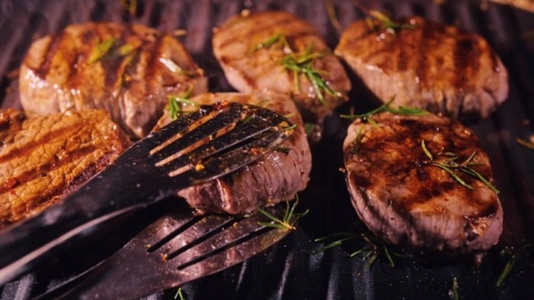 GRILL ELEKTRYCZNY KONTAKTOWY 2200W - ROZKŁADANY 180° Z POWŁOKĄ MARMUROWĄ