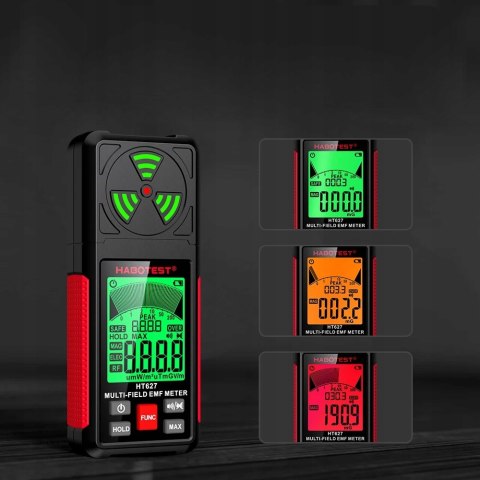 Miernik Pola Emf Fal Radiowych Lcd Elektromagnetyczny Habotest Ht627