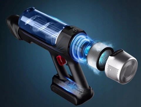 ODKURZACZ BEZPRZEWODOWY TEFAL X-FORCE FLEX 9.60 AQUA, 18V, 45MIN POD MEBLE