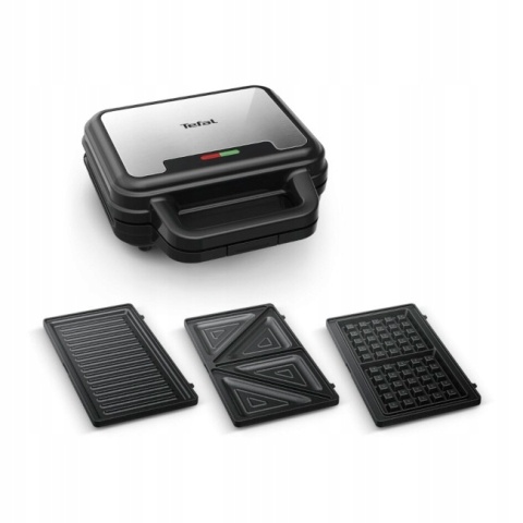 OPIEKACZ 3W1 TEFAL ULTRACOMPACT 700W - GOFROWNICA, PANINI, MYCIE W ZMYWARCE