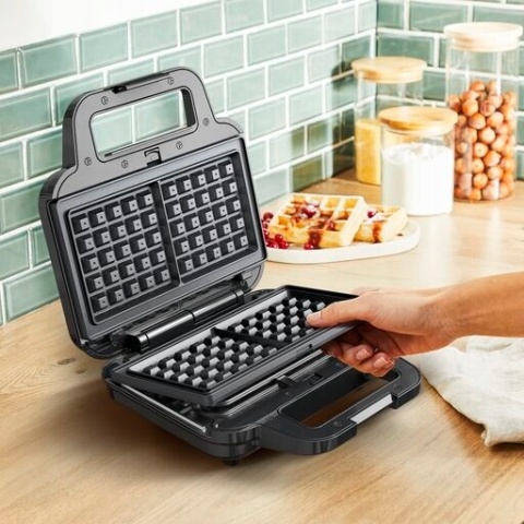 OPIEKACZ 3W1 TEFAL ULTRACOMPACT 700W - GOFROWNICA, PANINI, MYCIE W ZMYWARCE