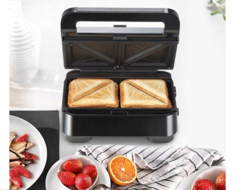 Opiekacz Do Kanapek Braun Snackmaker 5 Sm5000 800W Czarny-Łatwe Czyszczenie
