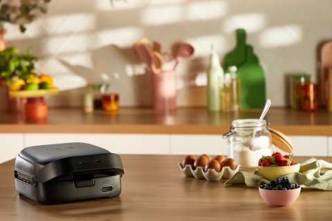 Opiekacz Tefal 700W - Do Kanapek I Gofrów, Wymienne Płyty, Myte W Zmywarce