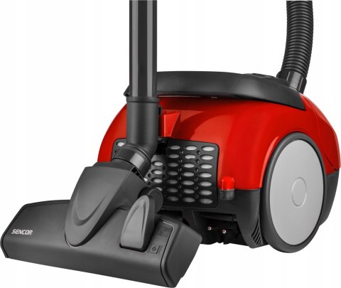 Odkurzacz Workowy Sencor Svc 45 Czerwony 850W Eco Cicha Praca Miękkie Koła