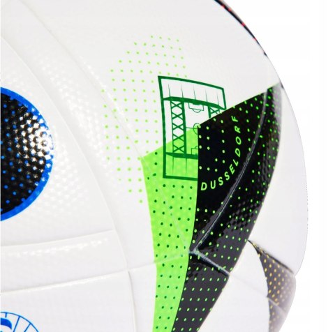 Piłka Nożna Adidas Uefa Euro 2024, Rozmiar 5, Butylowy Pęcherz