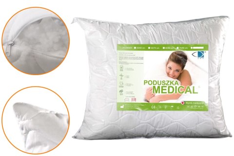 Poduszka Do Spania Na Zdrowy Sen Medical 70X80 Antyalergiczna Całoroczna