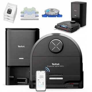 ROBOT SPRZĄTAJĄCY TEFAL XPLORER 220+ 5600PA LASER ELEKT. SZCZOTKA MOPOWANIE