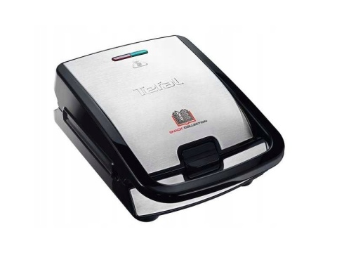 Tefal Snack Collection SW854D 700W - Wypiekacz Gofrów i Kanapek