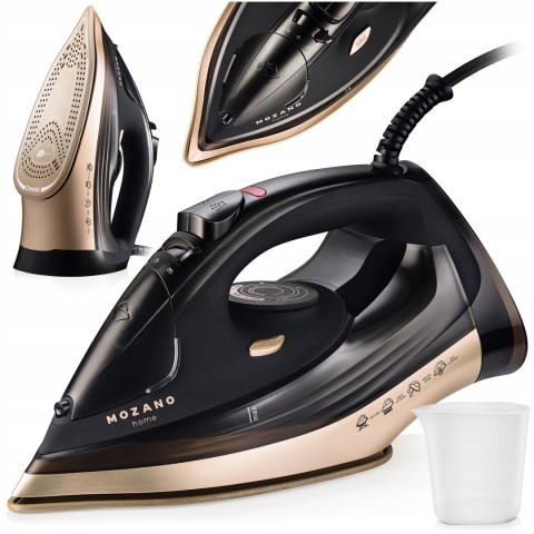 ŻELAZKO PAROWE MOZANO PERFECT SMOOTH 3200W CERAMIC ANTI DRIP ANTI CALC PRO