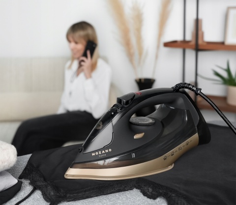 ŻELAZKO PAROWE MOZANO PERFECT SMOOTH 3200W CERAMIC ANTI DRIP ANTI CALC PRO