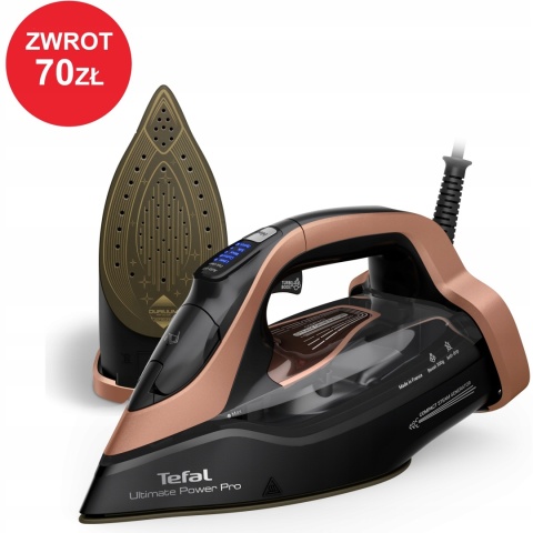 ŻELAZKO PAROWE TEFAL FV9E50 ULTIMATE POWER PRO 3200W 300G/MIN