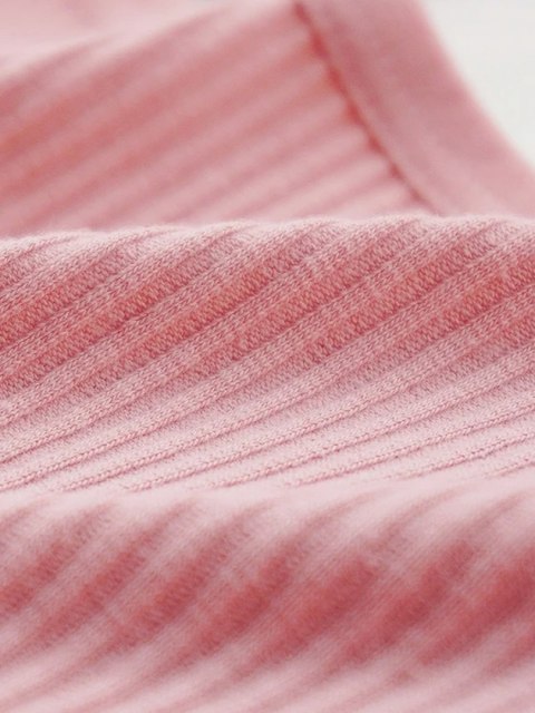 5X Wygodne Prążkowane Majtki Figi Bawełniane Elastyczne L/Xl Kolorowe