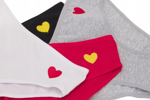 Zestaw Seksownych Damskich Majtek Fig Bawełnianych Wygodne Mix Kolorów L/Xl