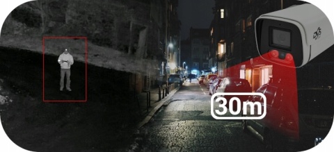 BEZPRZEWODOWA KAMERA ZEWNETRZNA WI-FI 8MP 4K SMART IOS Z AUDIO I RUCHU IP66