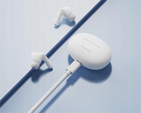 BEZPRZEWODOWE SŁUCHAWKI BLUETOOTH 5.3 SOUNARC Q1 KRYSTALICZNY DŹWIĘK I BASY