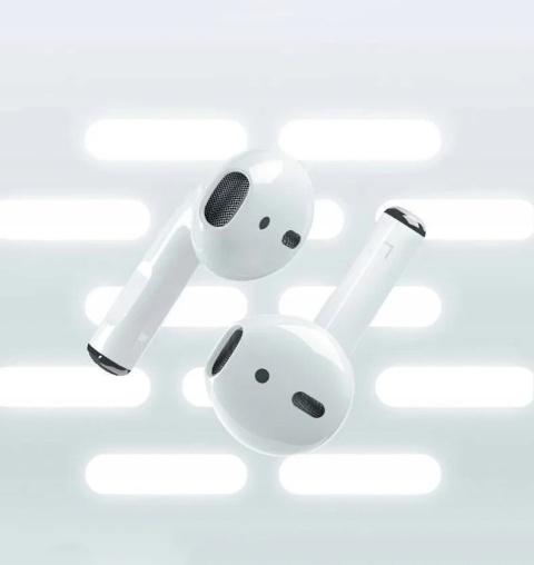 BEZPRZEWODOWE SŁUCHAWKI DOKANAŁOWE BLUETOOTH 5.3 Z MIKROFONEM BIAŁE X-BASS