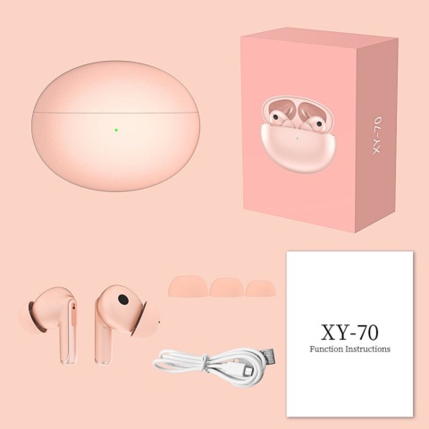 BEZPRZEWODOWE SŁUCHAWKI DOUSZNE XY70 Z ANC TWS BLUETOOTH 5.3 WODOODPORNE