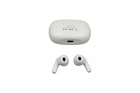 BIAŁE SŁUCHAWKI BEZPRZEWODOWE DOUSZNE LENOVO HT05 Z FUNKCJĄ DEEP BASS BT