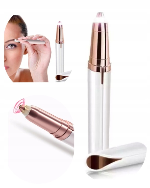 DEPILATOR DO BRWI TRYMER DO TWARZY GOLARKA DAMSKA + ZESTAW