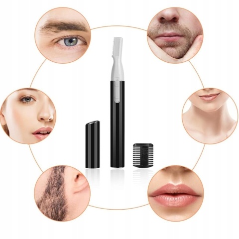 DEPILATOR TRYMER DAMSKI GOLARKA DO BRWI BIKINI WĄSIKA USZU DAMSKA MASZYNKA