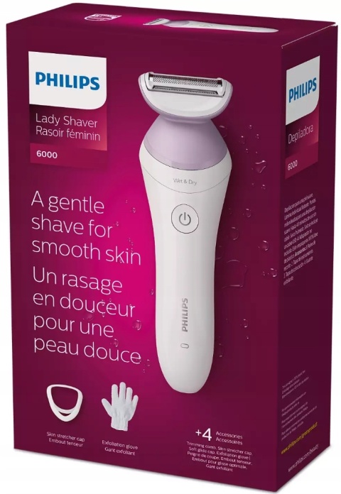 Depilator BEZPRZEWODOWY DEPILATOR MASZYNKA DAMSKA GOLARKA Philips