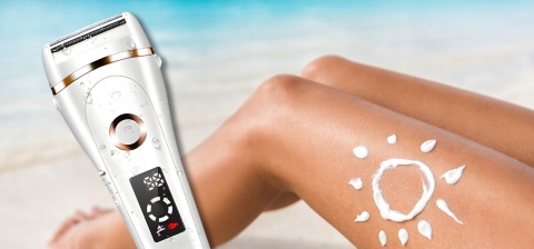 GOLARKA DAMSKA depilator trymer maszynka do ciała bikini nóg pach 3w1 USB