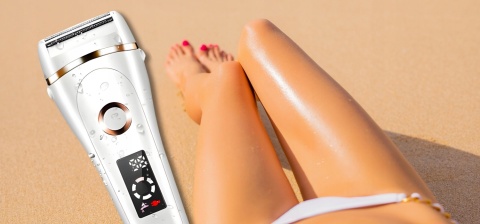 GOLARKA DAMSKA depilator trymer maszynka do ciała bikini nóg pach 3w1 USB