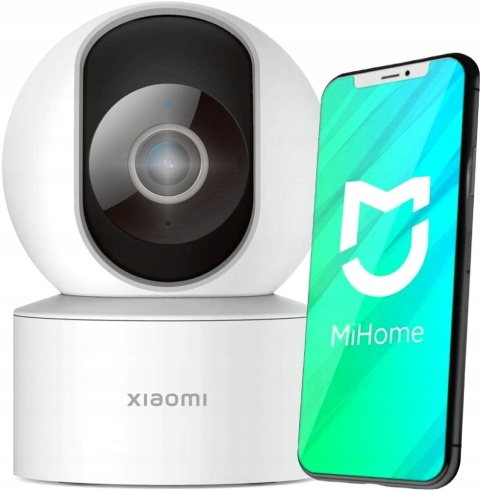 XIAOMI MI SMART CAMERA C200 2MP WIFI 360° OBROTOWA Z NOCTOWIZJĄ 1080P BIAŁA