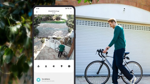IMILAB EC6 DUAL 2K - KAMERA ZEWNETRZNA 360° DWUKĄTOWA, MONITORING DO DOMU