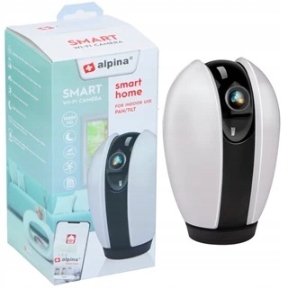 KAMERA IP ALPINA FULL HD OBROTOWA WI-FI DŹWIĘK NOCNA WIZJA 10M MONITORING