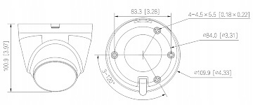 KAMERA IP DAHUA IPC-HDW1439V-A-IL 4 MPX 2.8 MM SMART DUAL LIGHT POE BIAŁA