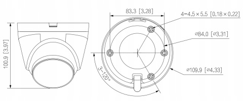 KAMERA IP DAHUA IPC-HDW1439V-A-IL 4 MPX 2.8 MM SMART DUAL LIGHT POE BIAŁA