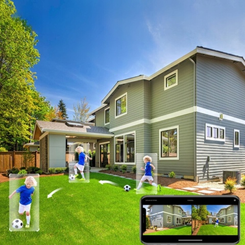 KAMERA IP WIFI 8MPx TUYA SMART 4K ULTRA HD ZOOM LED AUDIO IP66 DLA DOMU