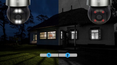 KAMERA OBROTOWA IP WIFI 360° 5MPX 2K DETEKCJA RUCHU, NOCNE WIDZENIE DO DOMU