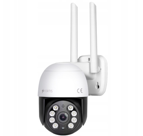 KAMERA ZEWNĘTRZNA OBROTOWA IP WIFI 8MPX 4K ULTRA HD 4x ZOOM DO MONITORINGU