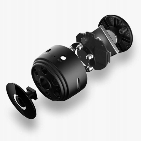 Kamera IP wewnętrzna, zewnętrzna Mini Kamera Szpiegowska Full HD WiFi