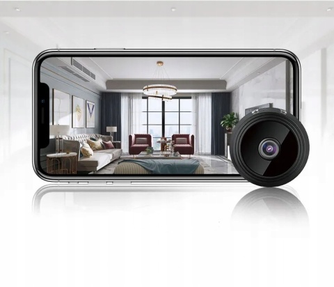 MINI KAMERA WIFI SZPIEGOWSKA IP SMART FULL HD MONITORING BEZPRZEWODOWA