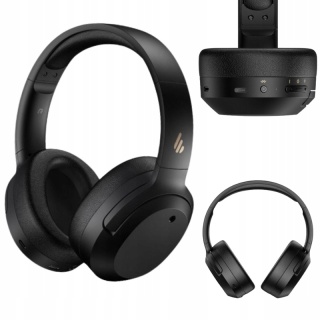 NAUSZNE BEZPRZEWODOWE SŁUCHAWKI EDIFIER W820 ANC BLUETOOTH MIKROFON CZARNE