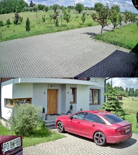 PODWÓJNA OBROTOWA KAMERA IP WIFI 2W1 3MPX/3MPX FULL HD Z RUCHU I AUDIO