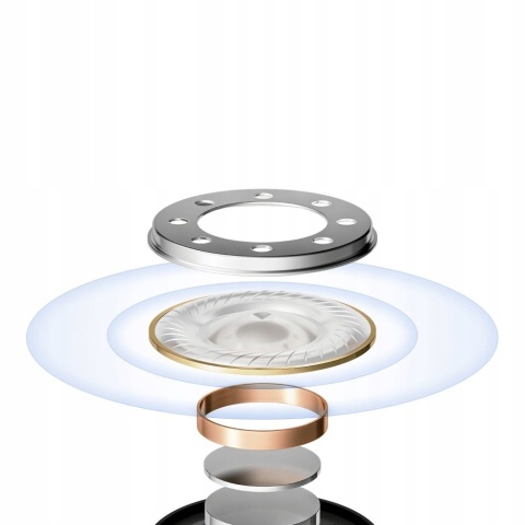 SŁUCHAWKI BEZPRZEWODOWE DOUSZNE BIAŁE INDUKCYJNE ŁADOWANIE BLUETOOTH TWS