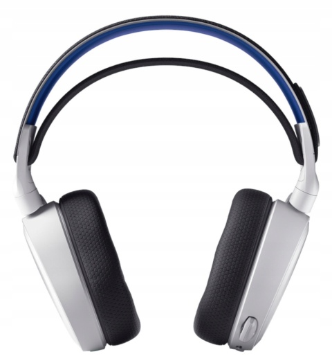 SŁUCHAWKI BEZPRZEWODOWE NAUSZNE STEELSERIES ARCTIS 7P+ BIAŁE GAMINGOWE 30H