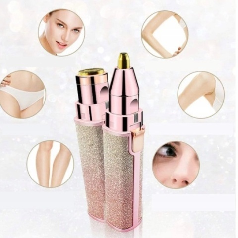 Trymer Do Brwi Twarzy Ciała Dla Kobiet + Kabel USB Depilator Golarka Damska