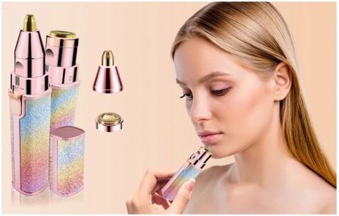 Trymer Do Brwi Twarzy Ciała Dla Kobiet + Kabel USB Depilator Golarka Damska