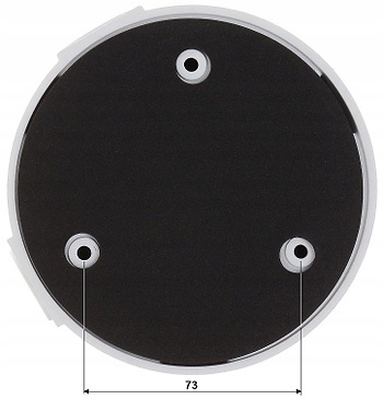 UCHWYT KAMERY DAHUA PFA130-E, ALUMINIUM, IP66, Ø124MM, BIAŁY, 41MM ODSTĘP