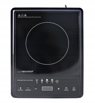 Kuchenka Indukcyjna 2000W 1 Palnik 5 Funkcji Timer 80-270°C 36X28x7 Cm