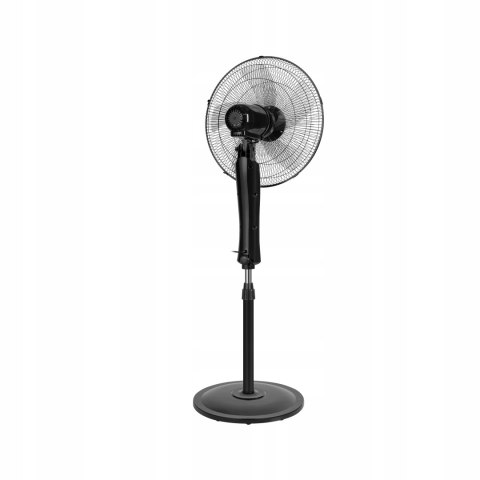 Wentylator Stojący Teesa Czarny 50W Z Pilotem 3 Tryby Pracy Timer Oscylacja